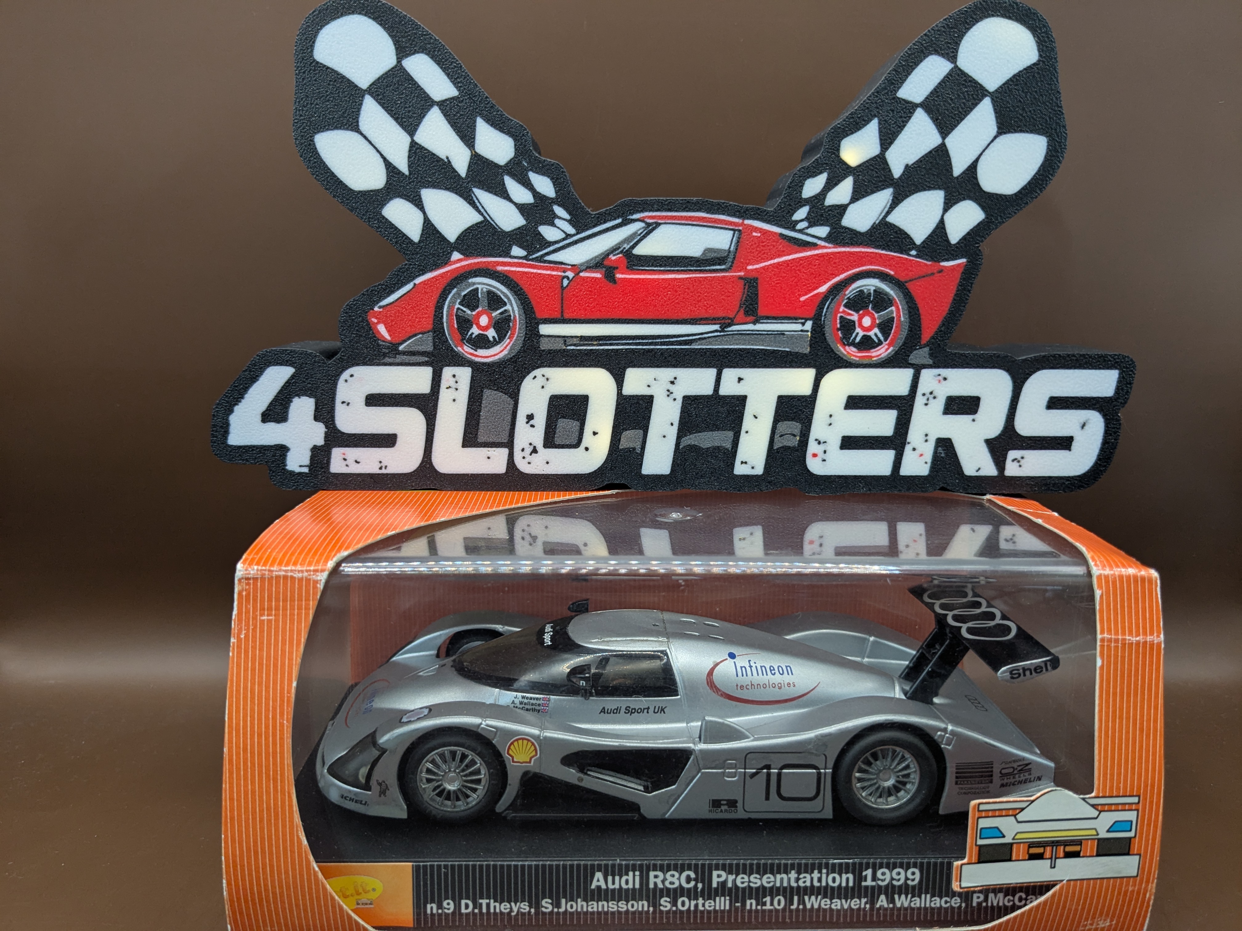 Slot.It Audi R8C #10 Presentation Le Mans 1999 *USED*