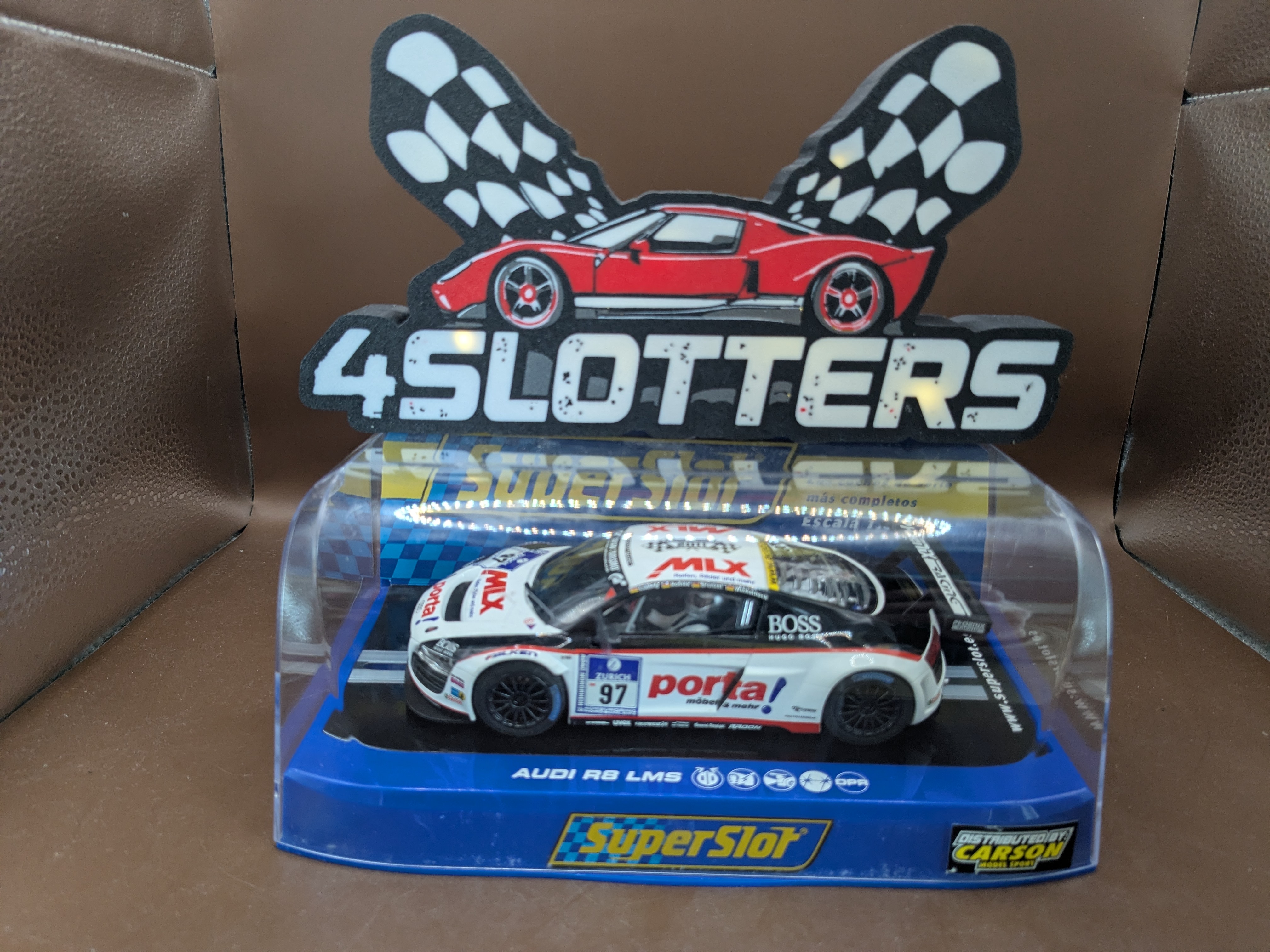 Scalextric/Superslot Audi R8 LMS GT3 #97 Team Phoenix Racing Range Presentation Superslot