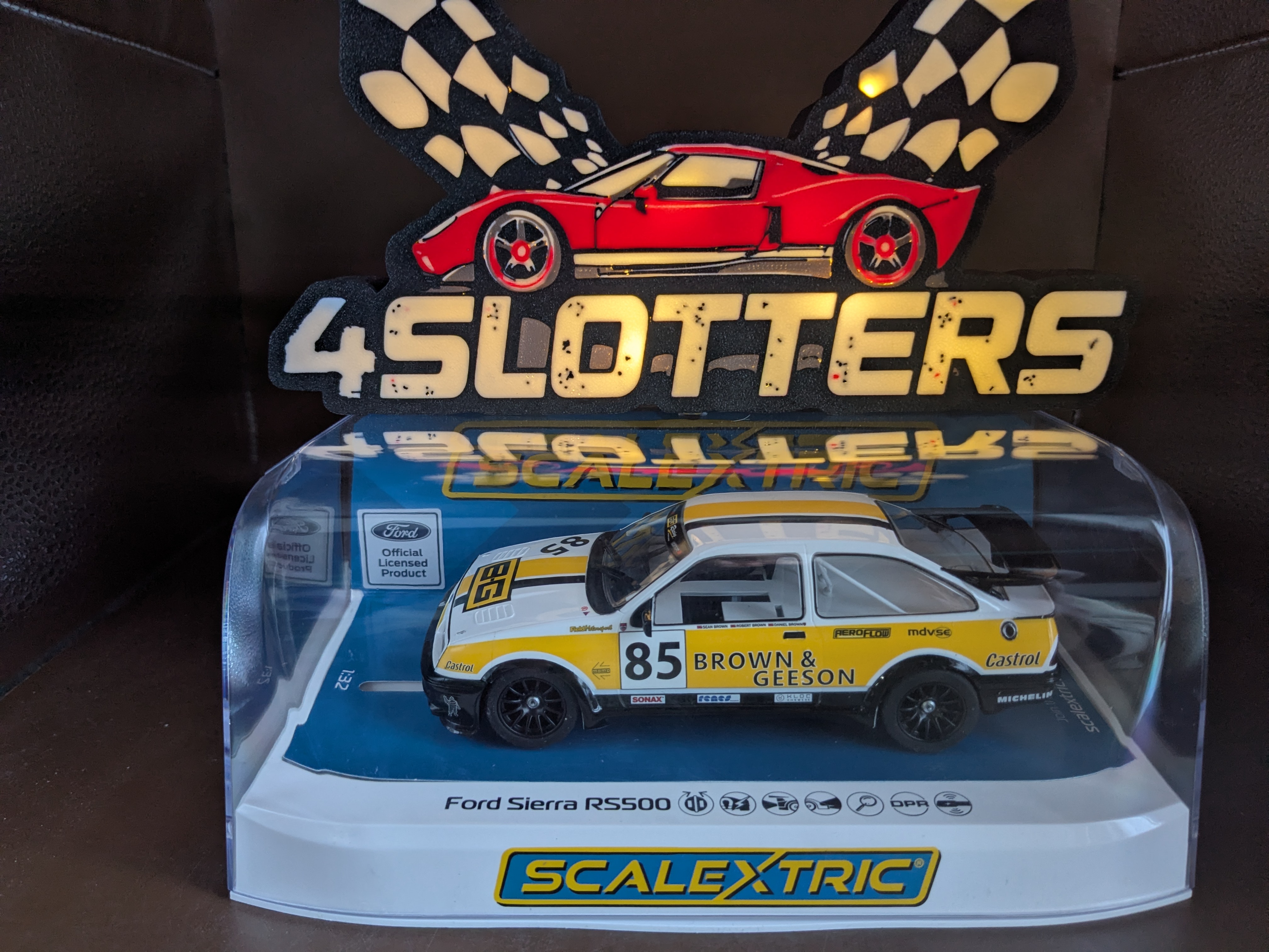 Scalextric Ford Sierra RS500 #85 YTCC Dan Brown 2024