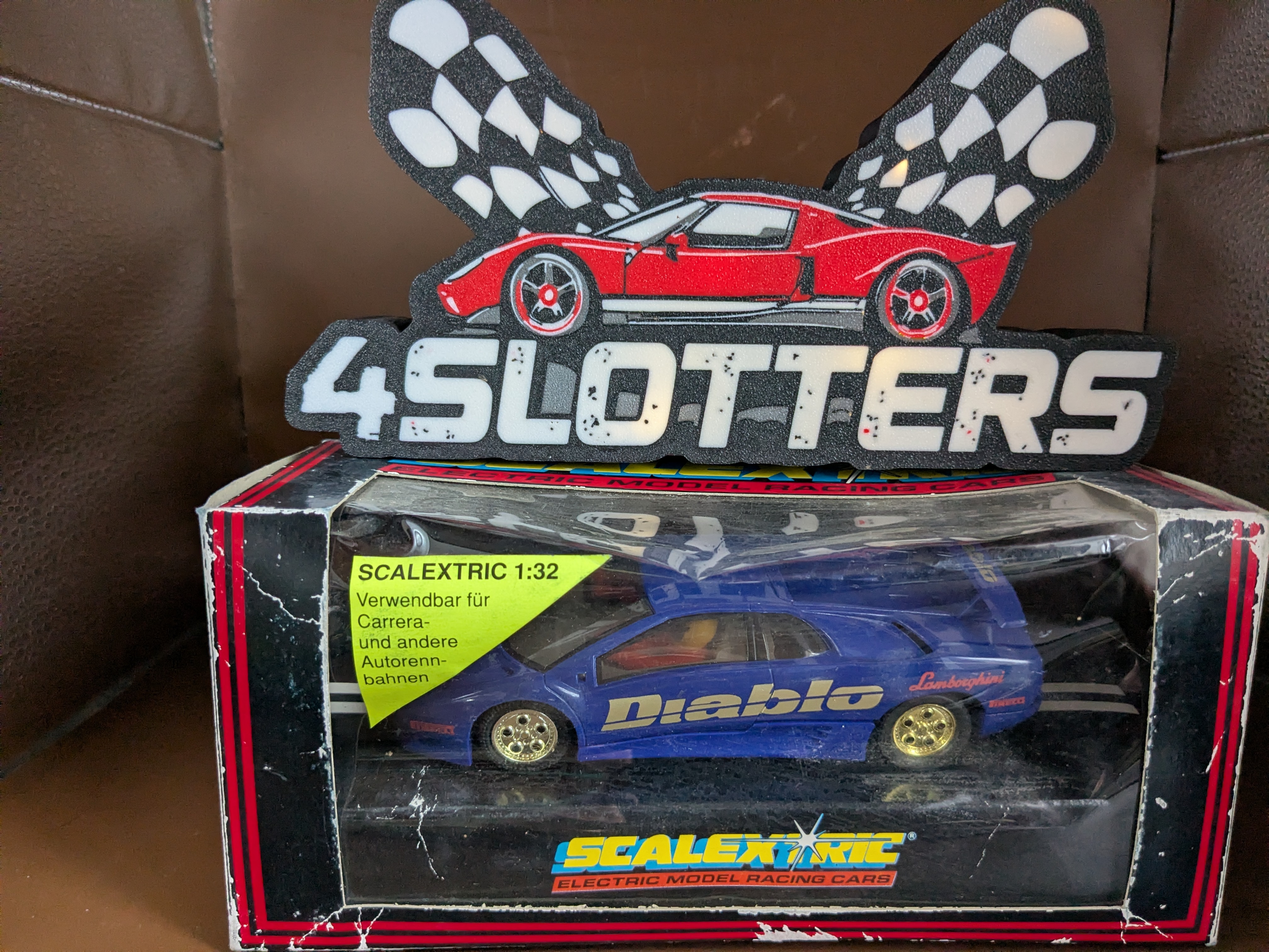 Scalextric Lamborghini Diablo Blue *USED*