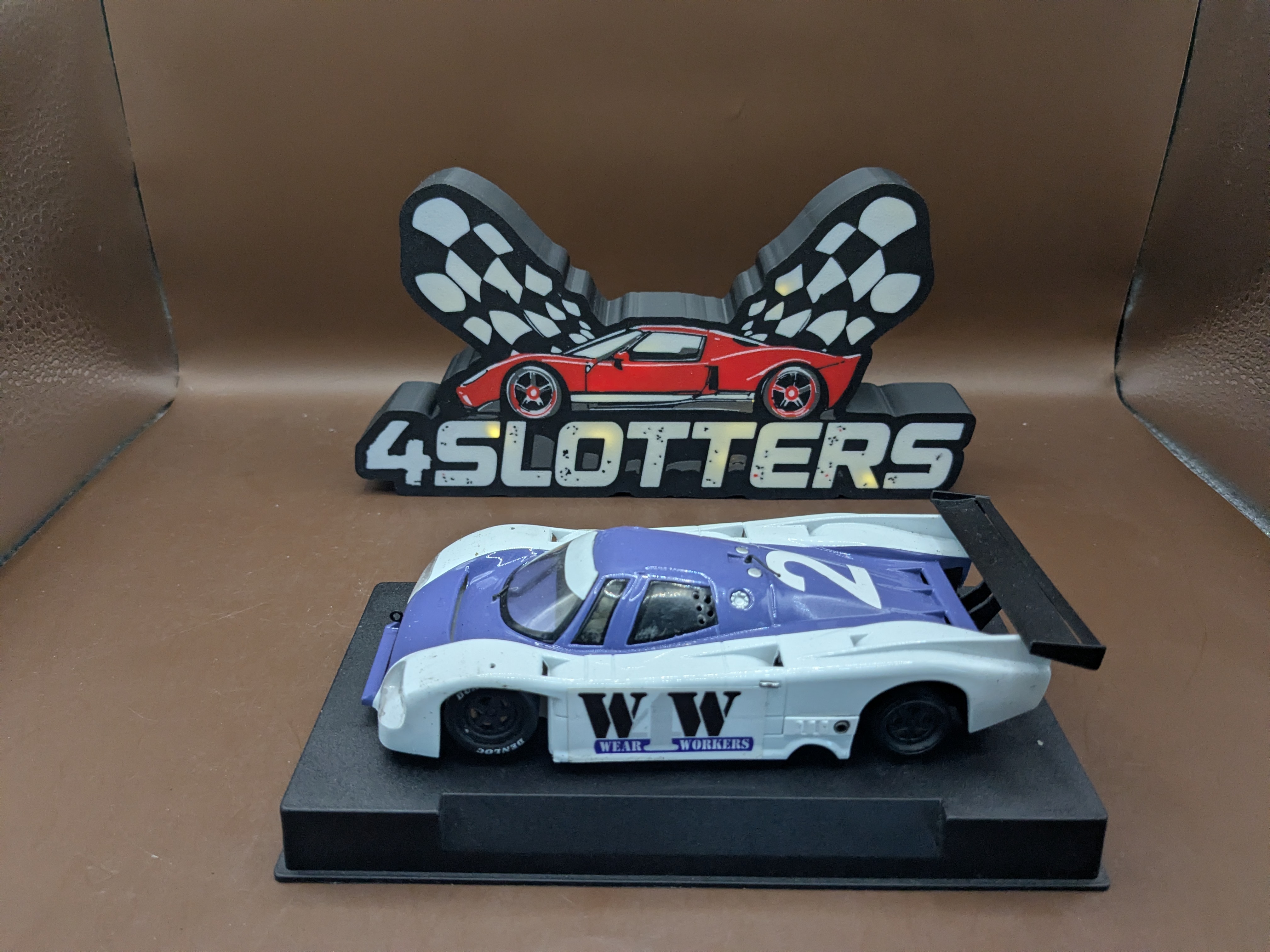 Slot.It Lancia LC2 #2 Wear4Workers Purple Customised *USED*