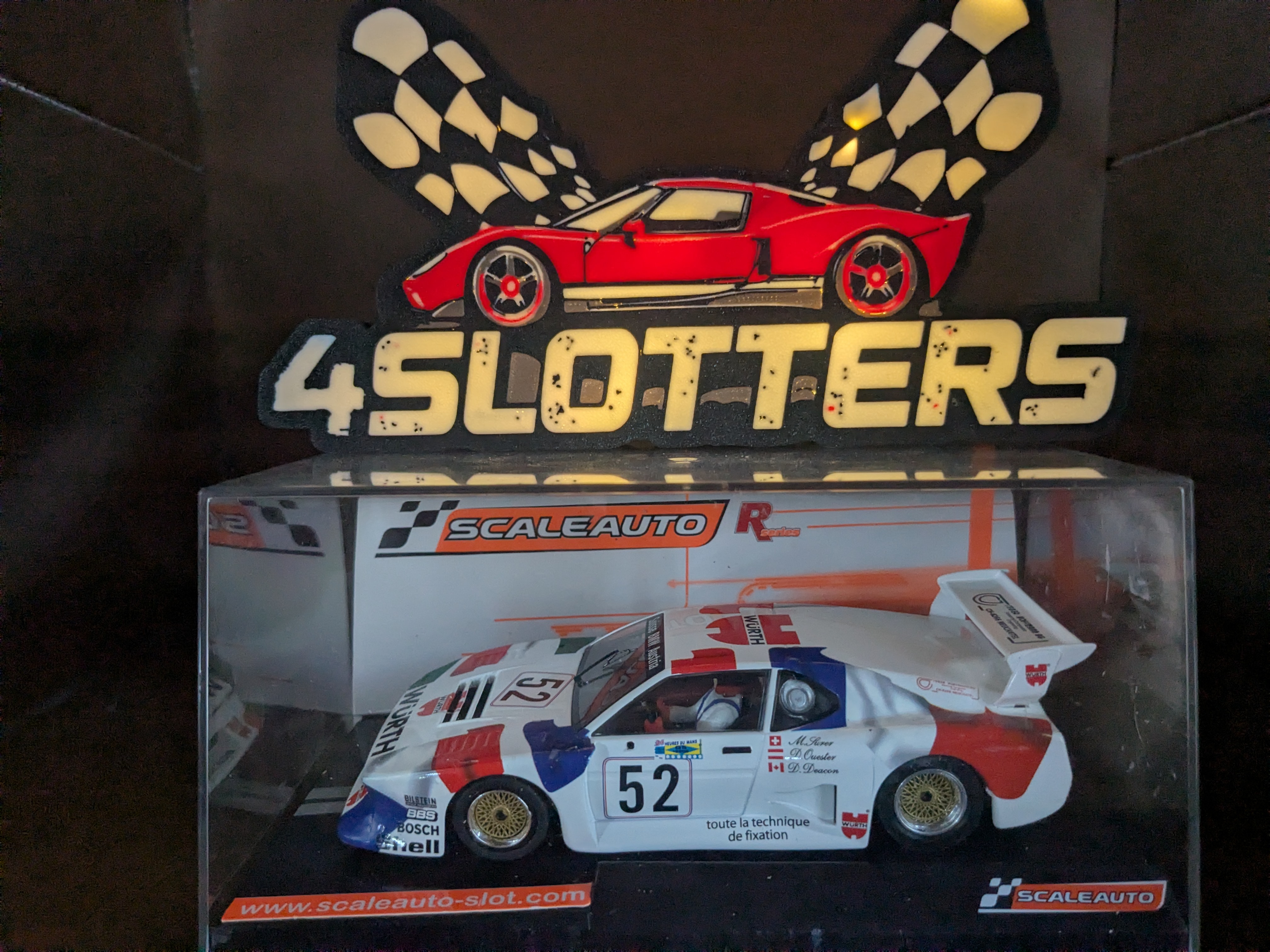 Scaleauto BMW M1 #52 Gr 5 Wurth Le Mans 1981 *USED*