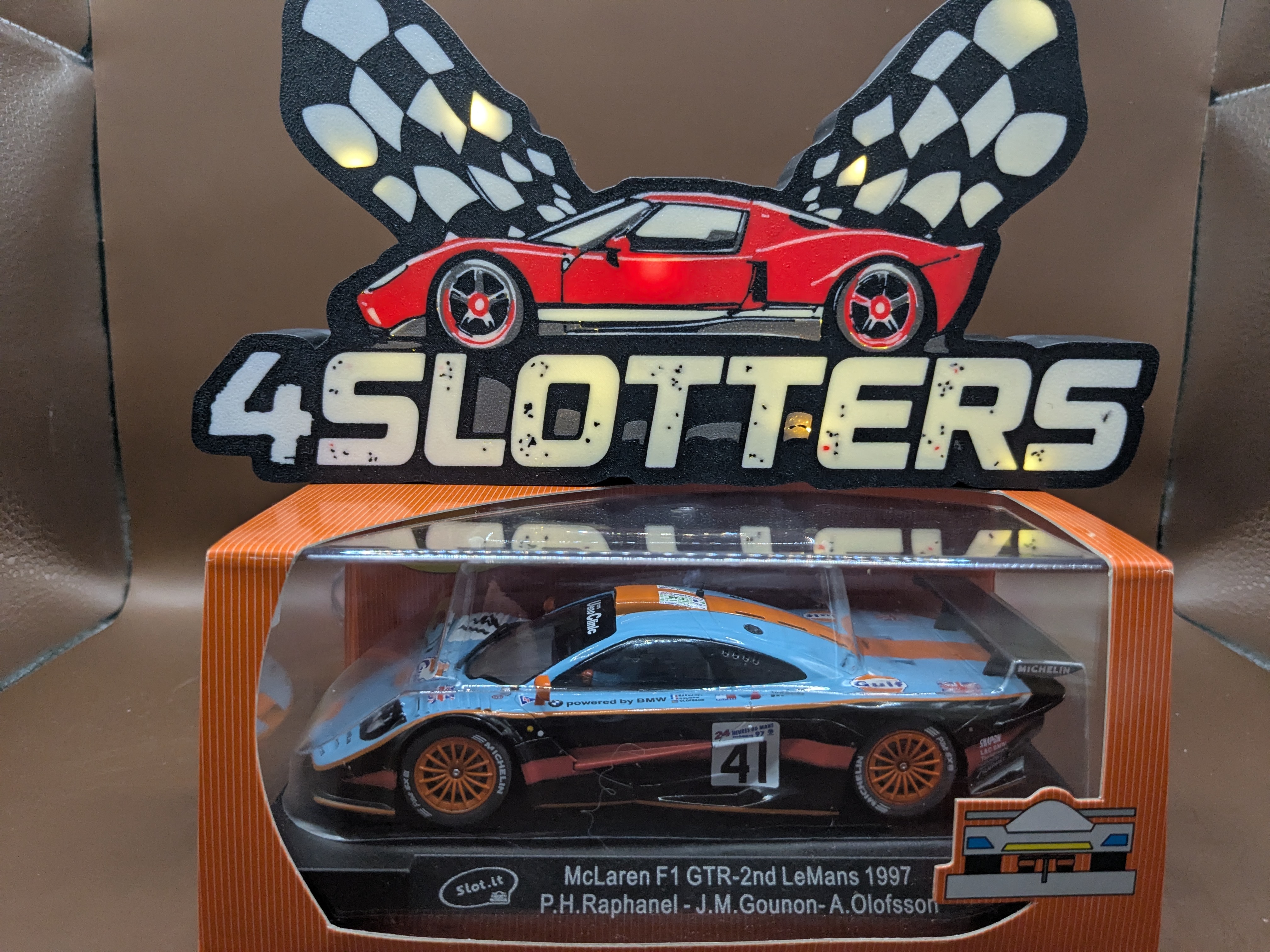 Slot.It McLaren F1 GTR #41 Gulf 2e Le Mans 1997