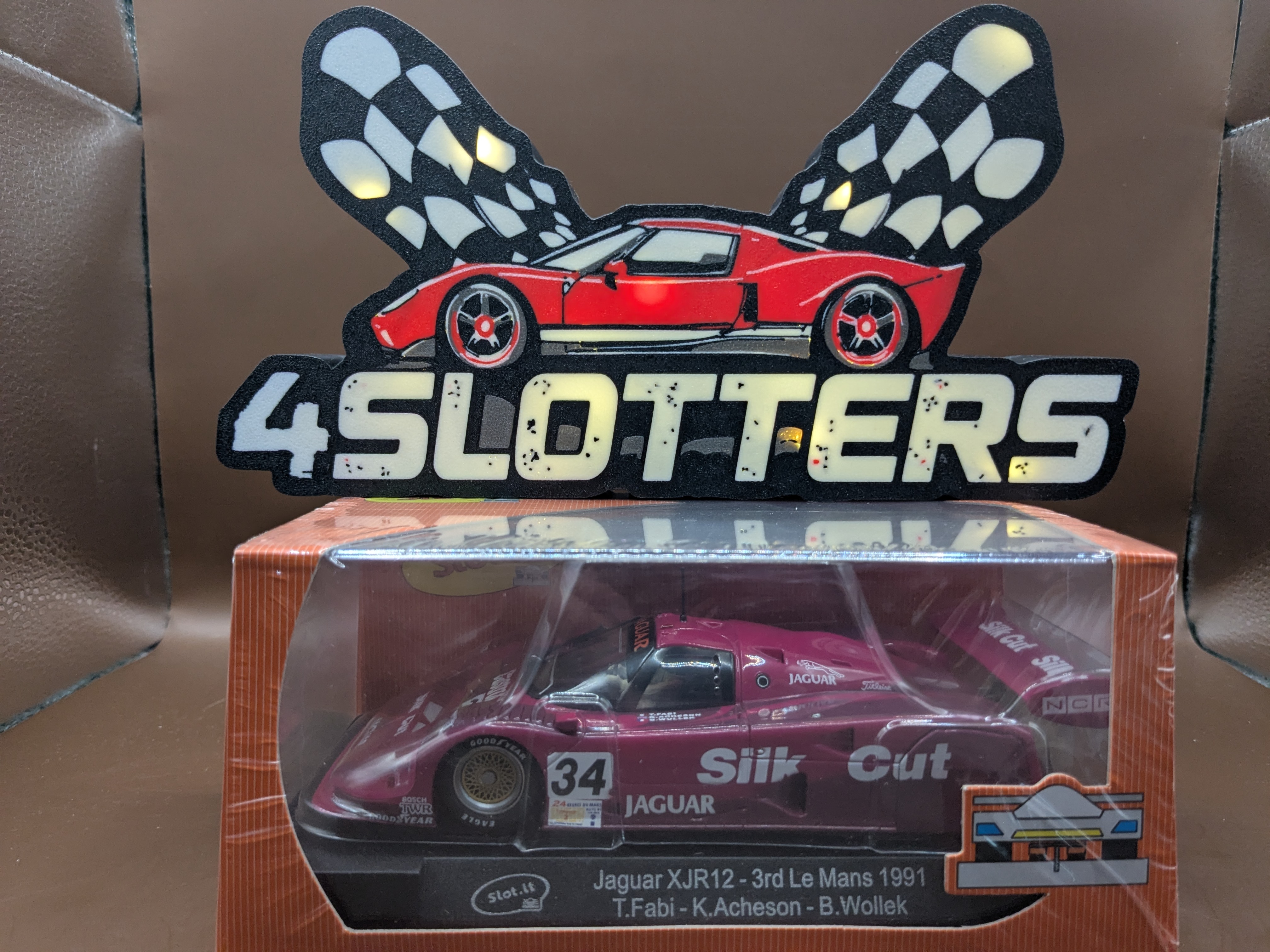 Slot.It Jaguar XJR #34 Silk Cut 3e Le Mans 1991