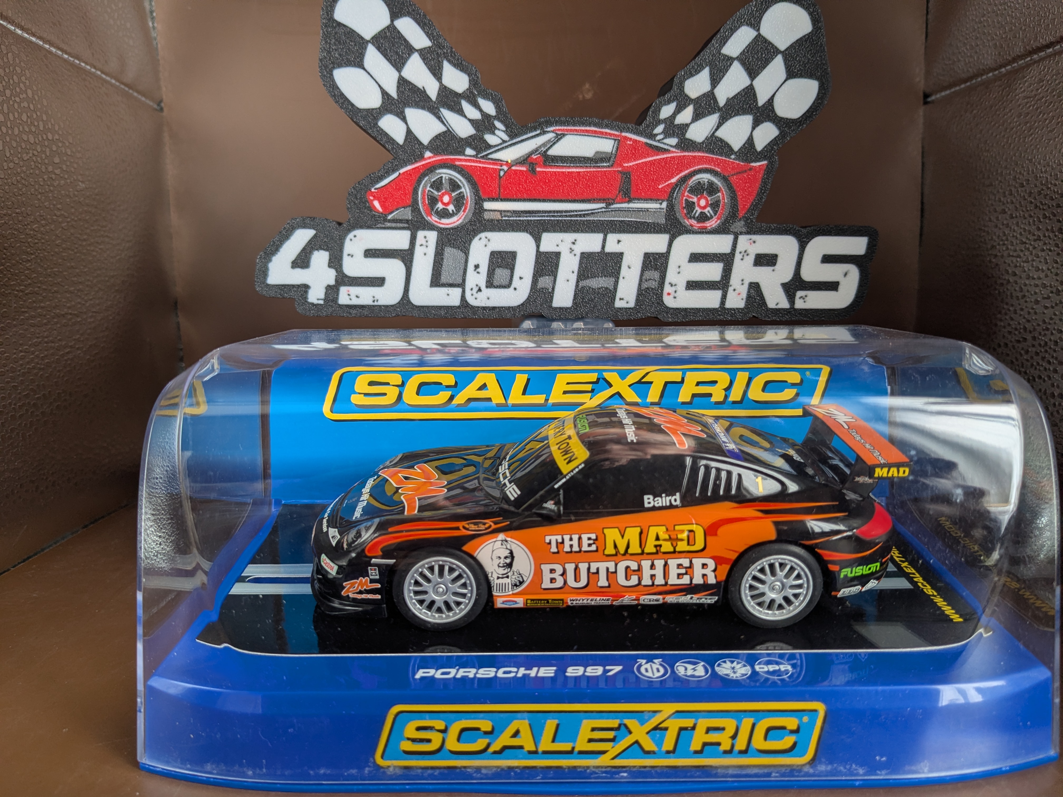 Scalextric Porsche 997 GT3 #1  The Mad Butcher Cup Triplex