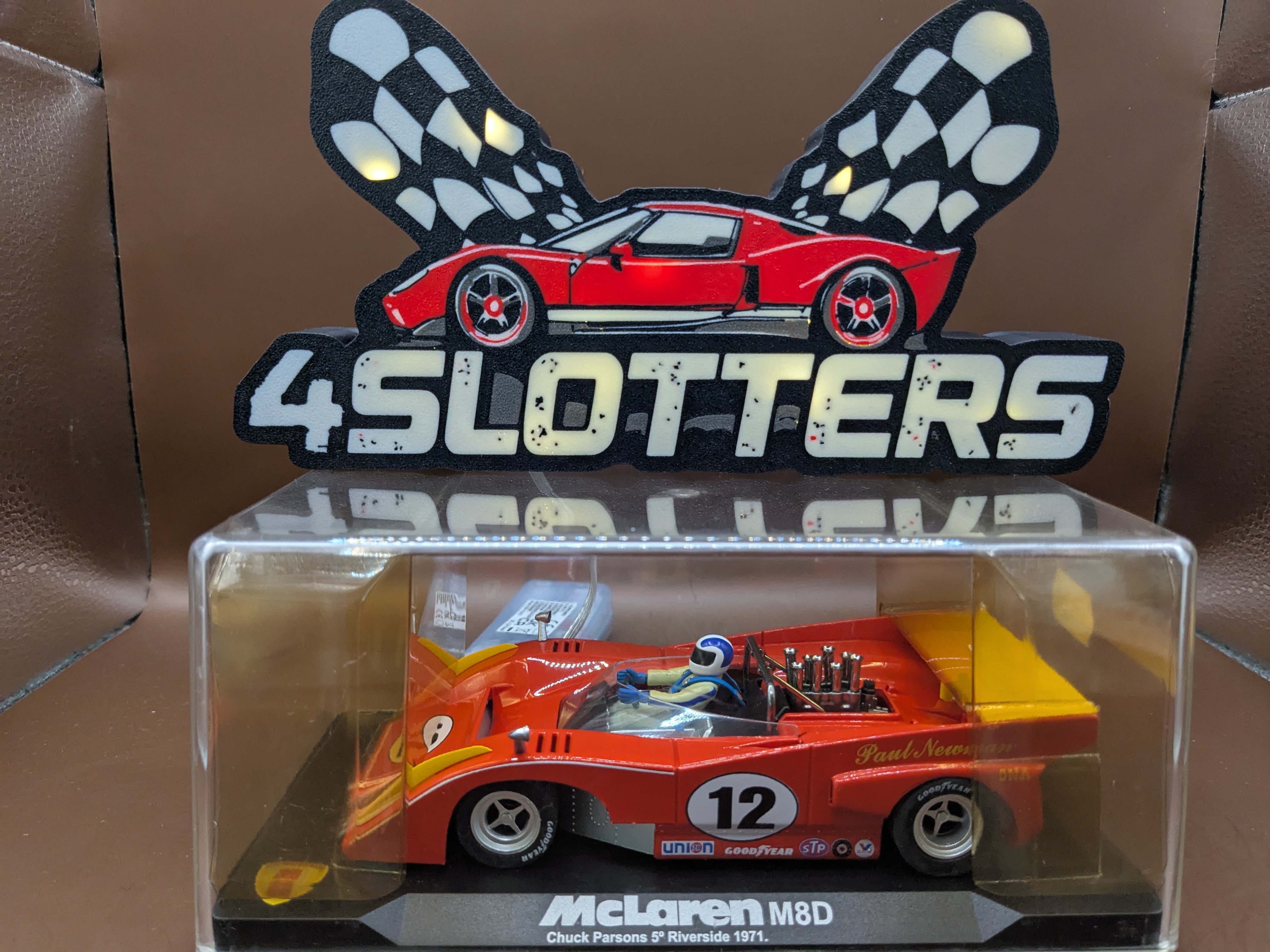 MG Vanquish McLaren M8D #12 Paul Newman 5e Riverside 1971 MG-CA3