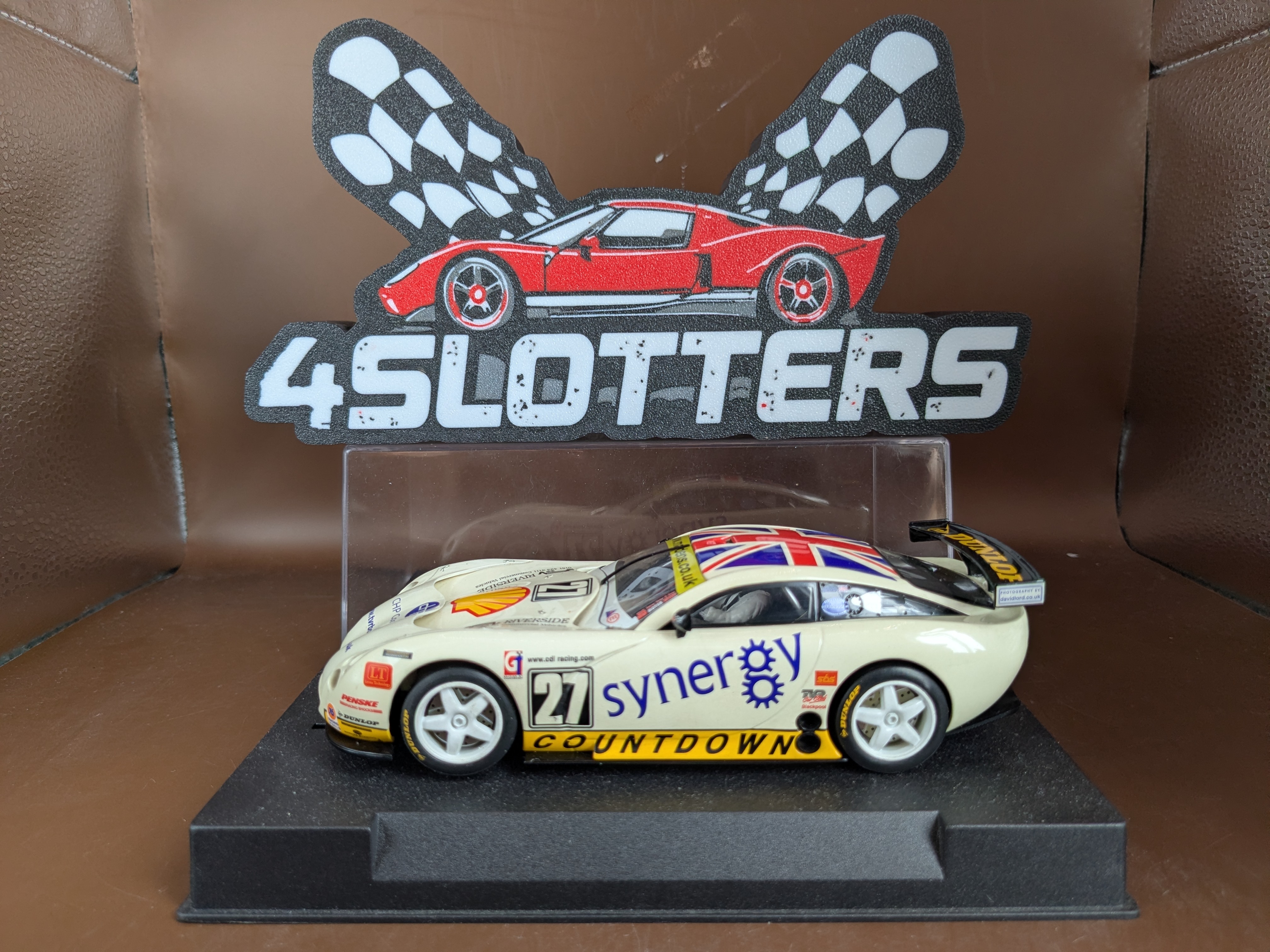 Scalextric TVR Tuscan 400R #27 Synergy *USED*