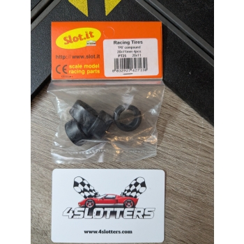Tires Slot-It P6 20x11 PT25 4 pieces