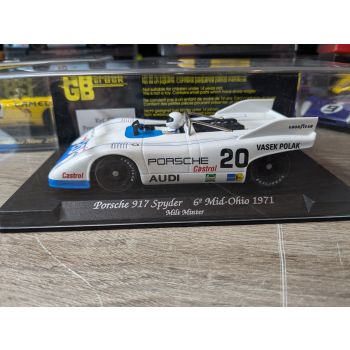 Fly Porsche 917 Spider #20 6 hrs Mid-Ohio 1971 Milt Minter