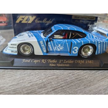 Fly Ford Capri RS Turbo #3 Zakspeed 1e Zolder DRM 1982 Klaus Niedwiedz