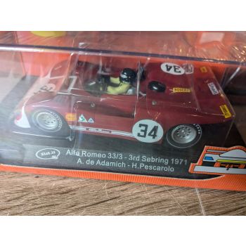 Slot-It Alfa Romeo 33/3 3e Sebring 1971 Adamich&Pescarolo