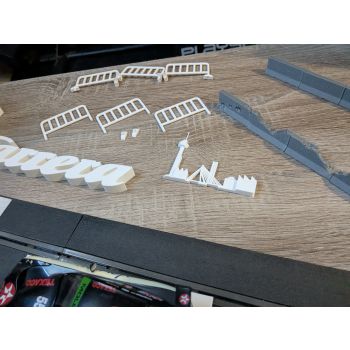 Steel Barrieres with 2 feet 3D4Slotters 20x