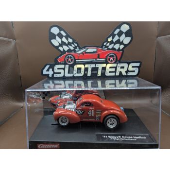 Carrera Evo "41 Willys Coupe Hotrod Supercharged Red