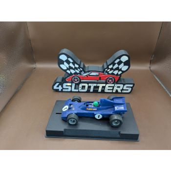 Scalextric F1 Tyrel #6 Blue Yellow Helmet *USED*