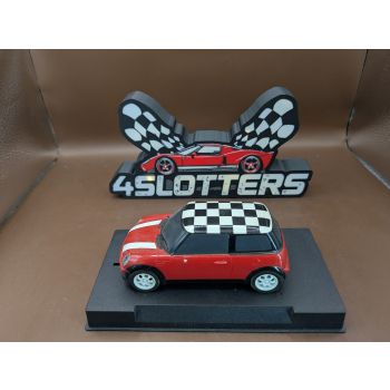Scalextric Mini Checkered Red *USED* 