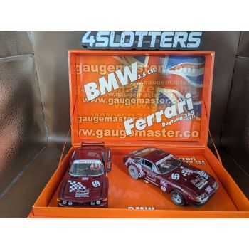 Fly Ferrari Daytona 365 GTB/4 & BMW 3,5 CSL GAUGEMASTER RARE