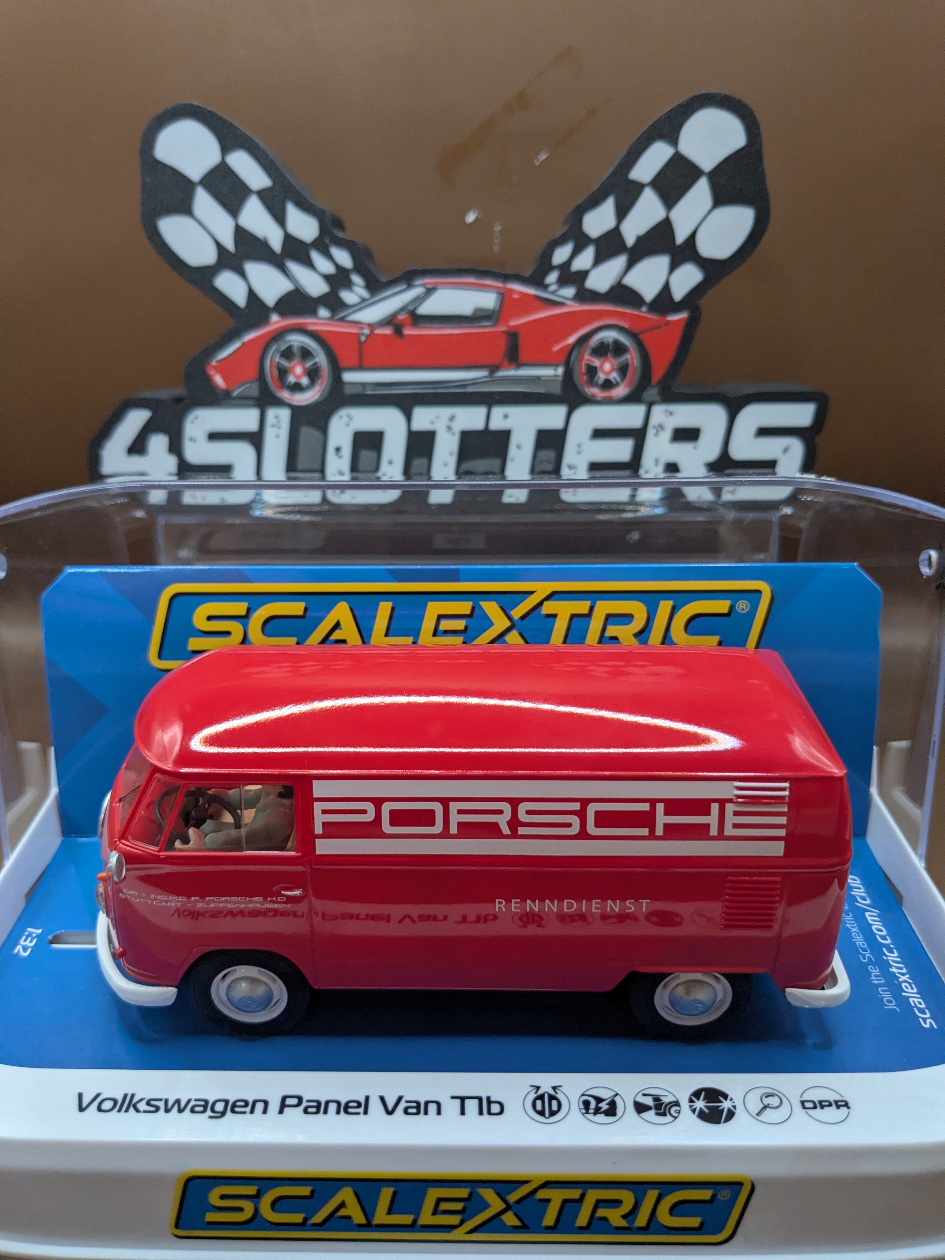 Scalextric VW Volkswagen Panel Van Porsche Service Team