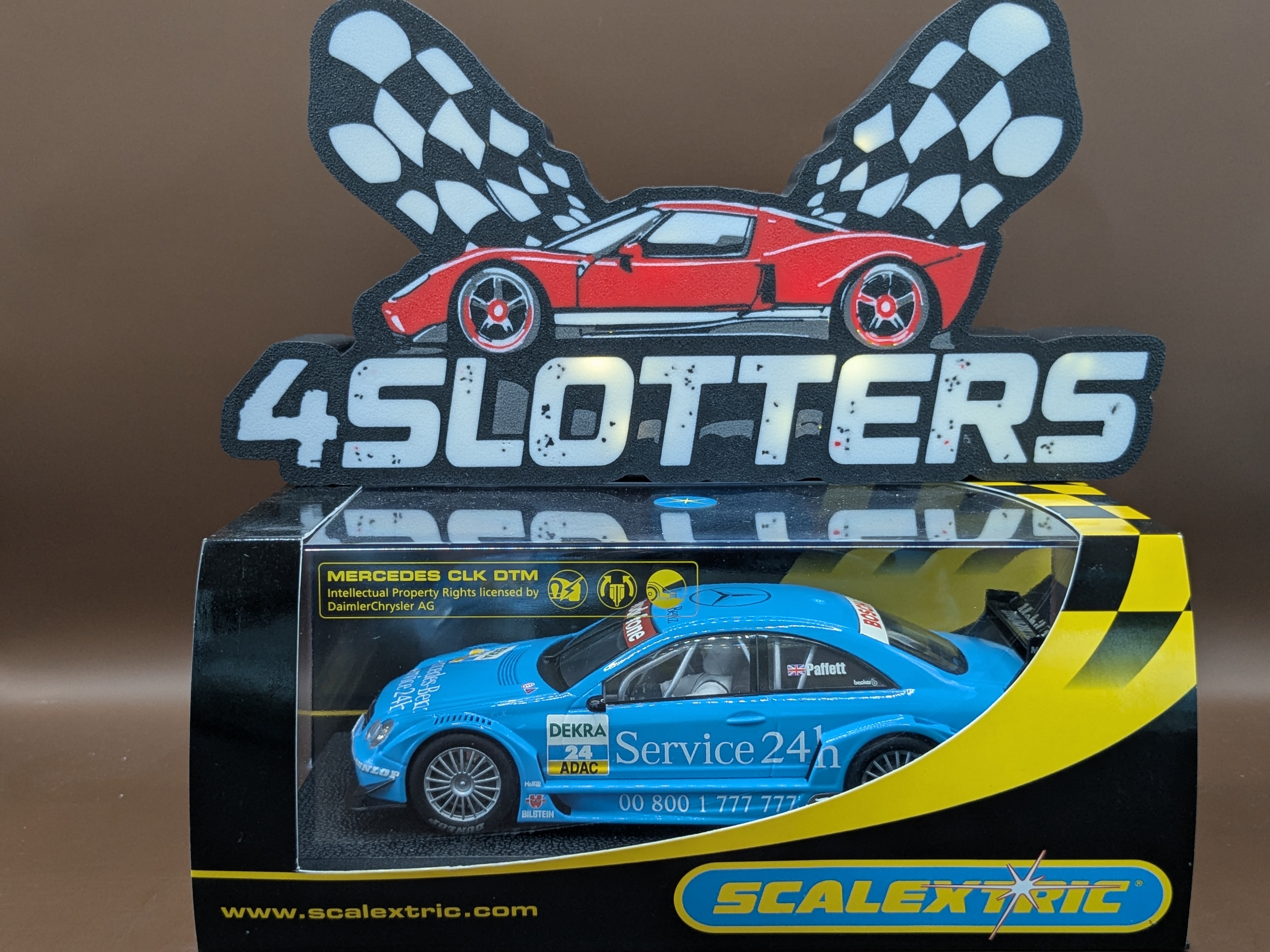 Scalextric Mercedes CLK #24 Service 24h DTM Limited