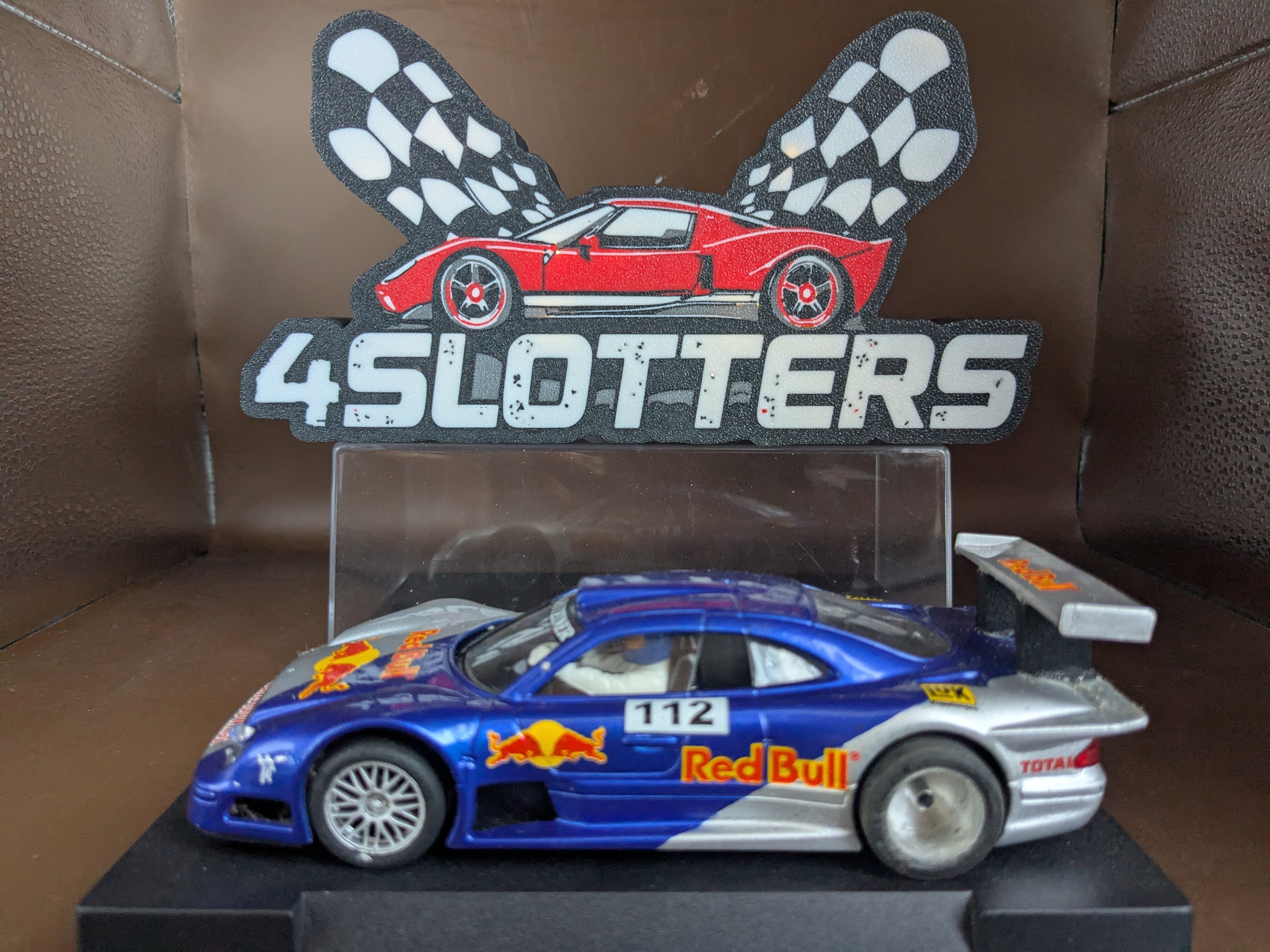 Ninco Mercedes CLK GTR Customised Red Bull*USED*