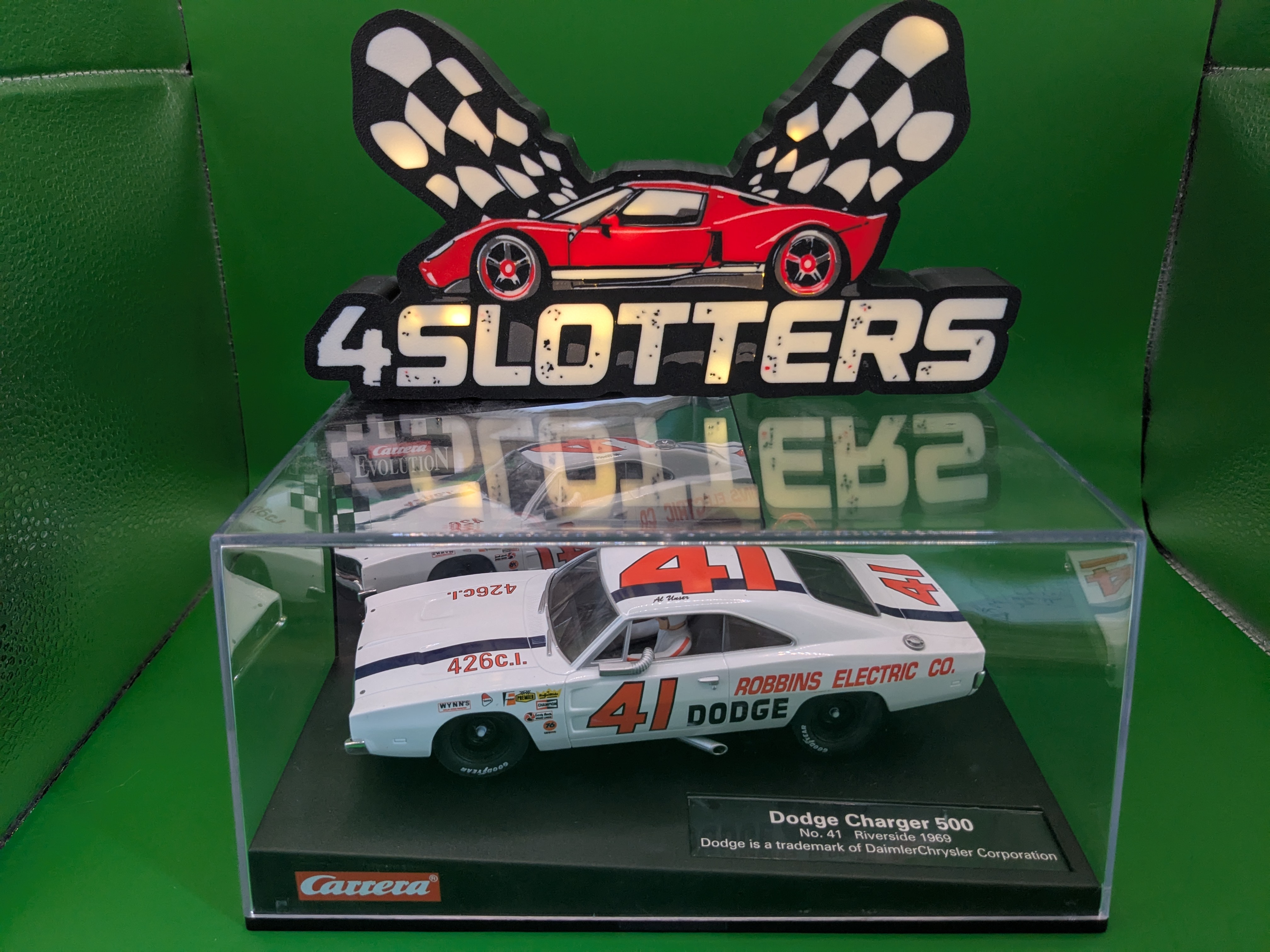 Carrera Evo Dodge Charger 500 #41 Riverside 1969