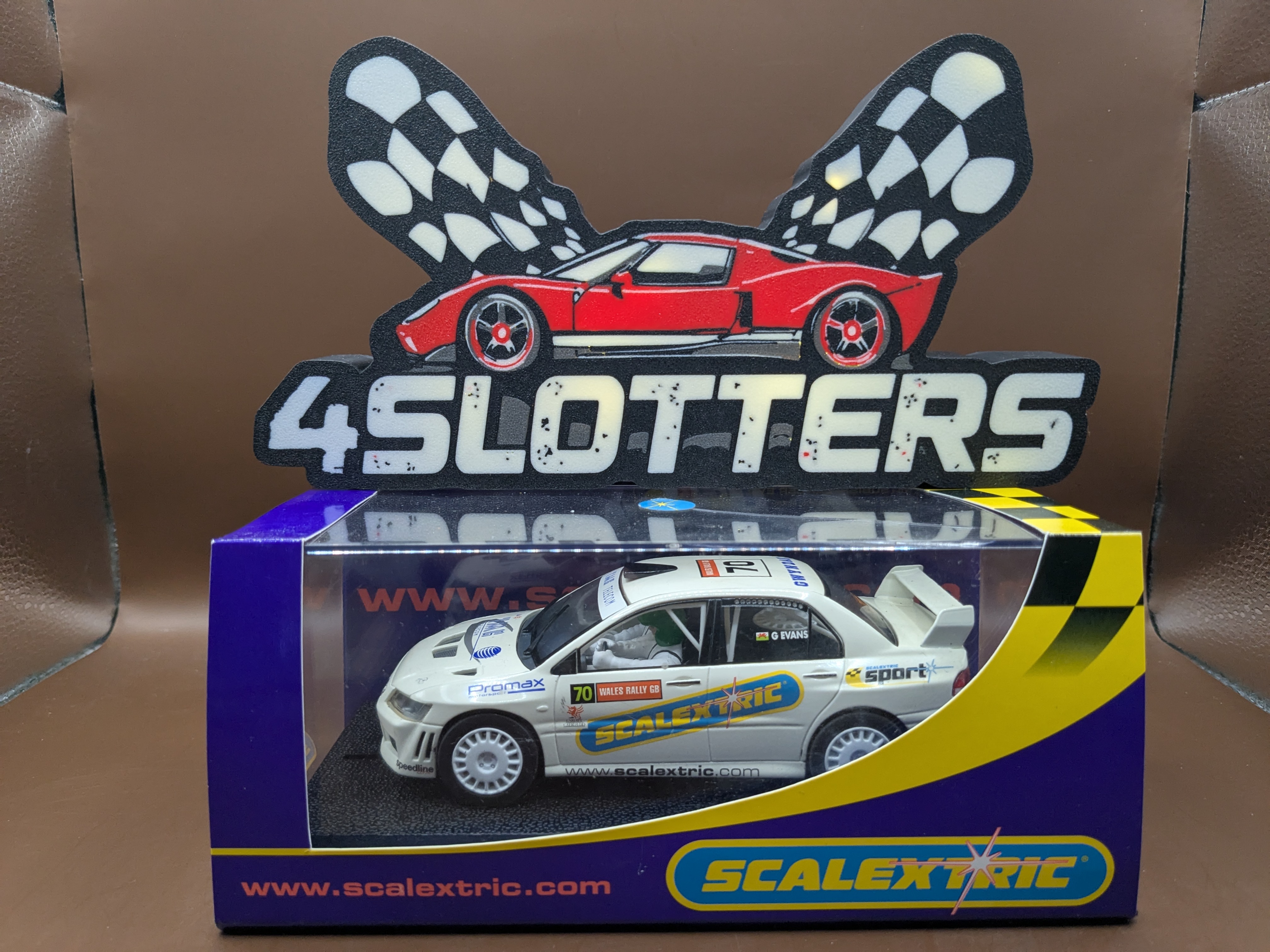 Scalextric Mitsubishi Lancer Evo #70 Club Car