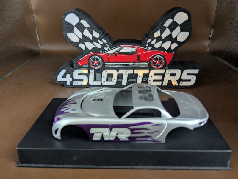 Body Scalextric TVR 12 silver *USED*