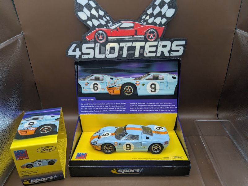 Scalextric Ford GT40 MK2 #9 JW Automotive Gulf Le Mans 1966