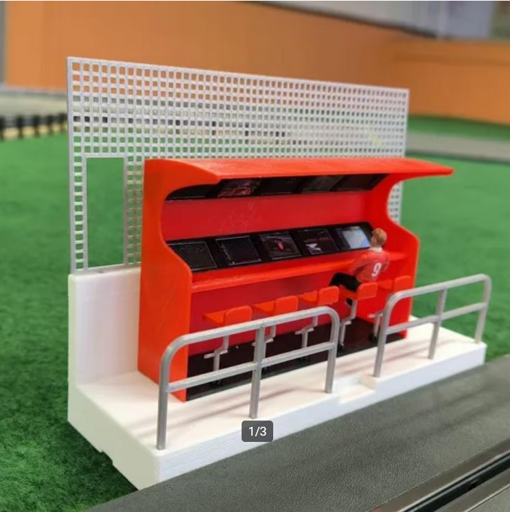 Pit Wall Stand 1/32 3D4Slotters