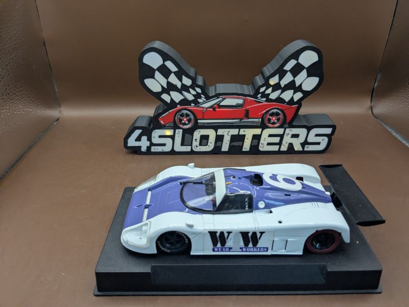 Slot.It Jaguar XJR #6 Wear4Workers Purple Customised *USED*