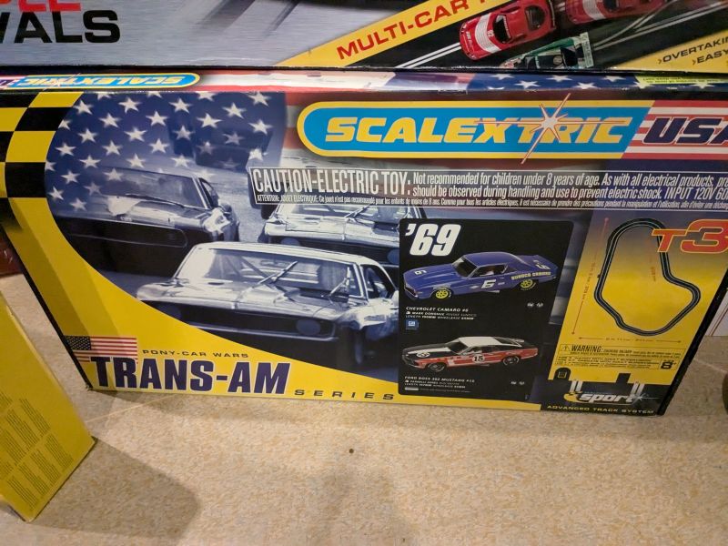 Scalextric SET Trans-Am Ford Mustang & Chevrolet Camaro