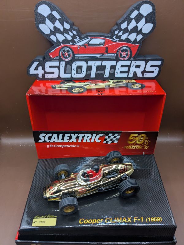 SCX Cooper Climax F1 #50 Gold 50 years