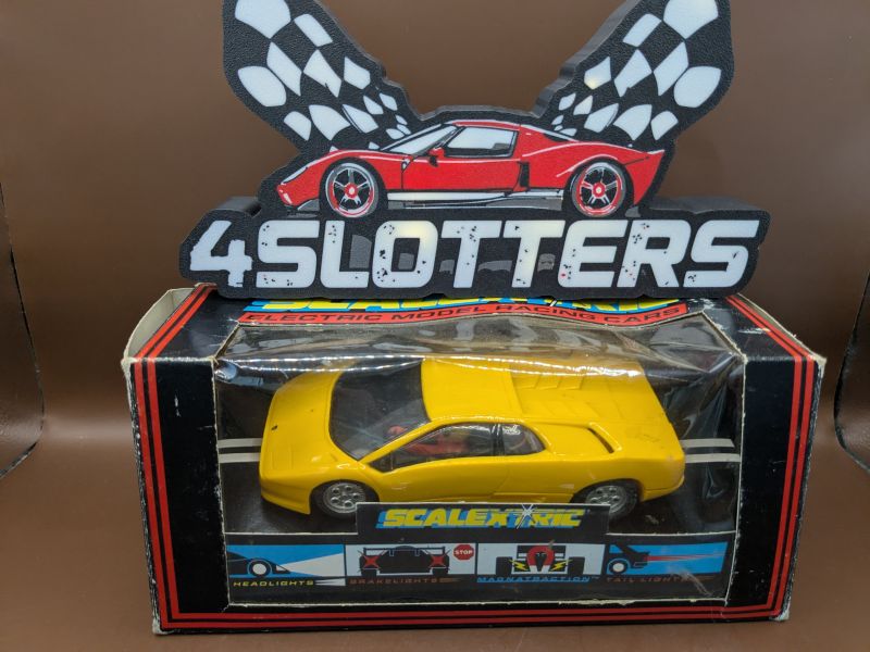 Scalextric Lamborghini Diablo Roadcar Yellow *USED*